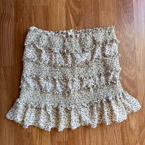 Katwalk Floral Ruffled Skirt or Strapless Top